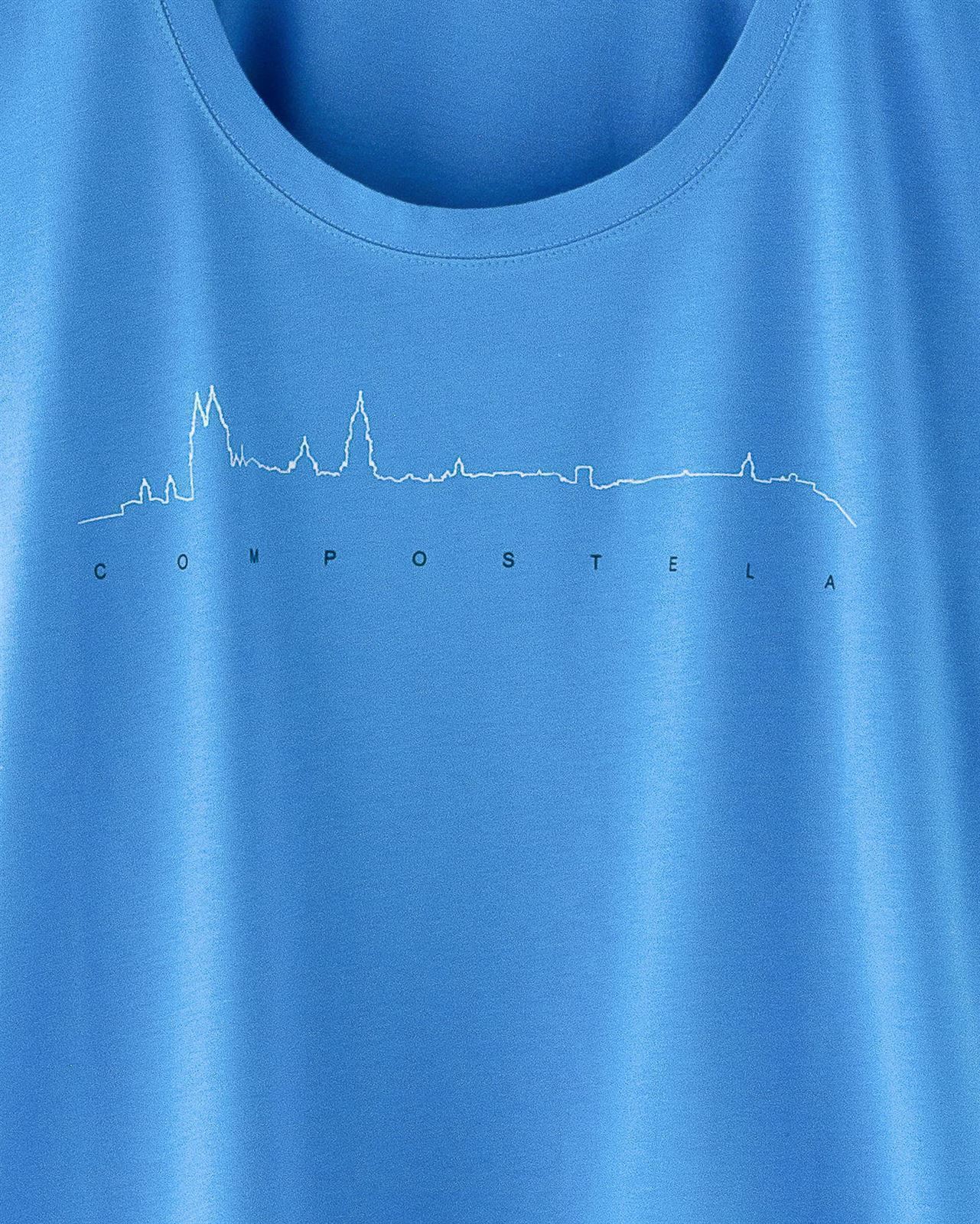 Camiseta Skyline Santiago - Imagen 2
